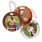4 Inch Round Bag Tag
