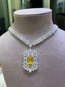 Beautiful Yellow Diamond Necklace — Leon’s Beverly Hills