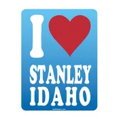 I Love(Heart) Stanley Idaho - STICKER