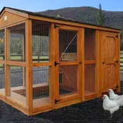 8×16 Chicken Coop | Burnett Affordable Buildings