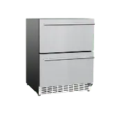 AMD 24.5 Inch Outdoor Rated Double Drawer Refrigerator - AMD-RFR-24DR2-A