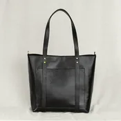 Natalie Leather Travel Hat Tote - Premium Full-Grain Leather