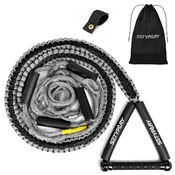 25ft Wakesurf Rope and Handle, Floating Wake Surf Ropes, 6 Section Removeable Surf Tow Rope
