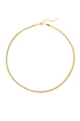 925 Gold Herringbone Chain Necklace