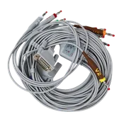 10-Lead ECG Patient Cable for Schiller ECG Machines | Compatible Replacement