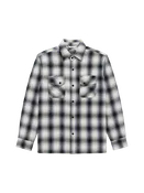 3sixteen - Crosscut Flannel - Cream/Black Plaid