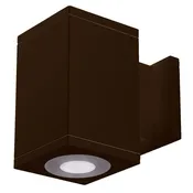 W.A.C. Lighting LED Wall Sconce in Black from the Cube Arch collection - DC-WS0517-S930S-BK