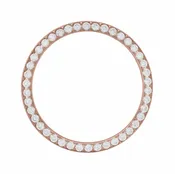 26mm Pave Four Prong 0.70Ct Custom Natural Diamond Bezel 14K Rose Gold