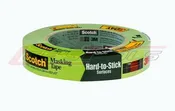 3M  2060-24A  Scotch(R) Masking Tape for Hard-to-Stick Surfaces 2060-24A Green, 24 mm x 55 m Individual Wrap, 36 p