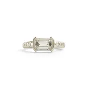 Ash Ring Emerald Cut Lab Diamond 1.51ct