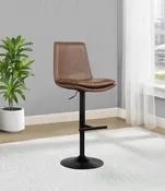 2027 Adjustable Bar Chair Coffee / Black