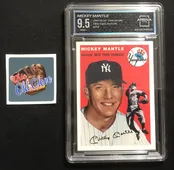 1994 UD ALL-TIME HEROES #259 1954 Topps Archives Mickey Mantle MINT+ 9.5