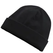 Black Comfort Fleece Hat