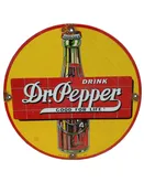 1939 Drink Dr. Pepper “Good For Life” Porcelain Ad