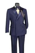 2-PC Texture Double Breast Tuxedo with Bow tie