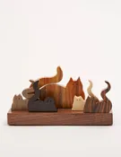 5 Cats Sculpture