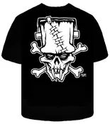 FRANK SKULL N BONES - Mens shirt  -  few left overs
