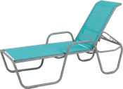 1202SLA – Sling Chaise Lounge With Arms