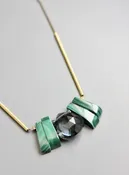 MINI LONDON TOPAZ NECKLACE — JOHNNIE Q
