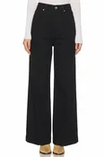 Blackout Control Top Cropped Wide Leg Denim