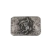 466 Bucking Horse Hammered - Sterling Silver
