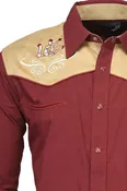 05565 Burgundy — Ace of Diamond