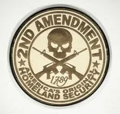 2nd Amendment Plaque (dark backer)
