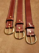 English Bridle Leather Belt