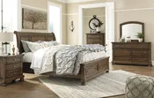 Ashley B719 Flynnter Sleigh Queen 5PCS Bedroom Group