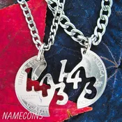 143 I Love You, Interlocking Necklace, by Namecoins