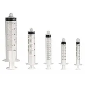 Exel 26300 Syringe Only 50-60cc Luer Lock with Cap  Case