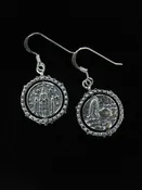Babin earrings (Pelican/Cathedral)