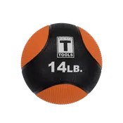 14LB ORANGE, BLACK MED BALL