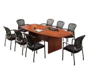95″ Boat Shape Conference Table