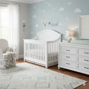 Appleseed Rowan Arch Top Convertible Crib Pure White