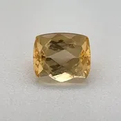 0.73ct Cushion Natural Topaz (Colour Yellow, Clarity Slightly Included, Cut Faceted)