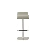 Aspen Stainless Steel Adjustable Barstool (LIGHT GREY)