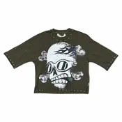 BKYS Pexce Cropped Tee Olive
