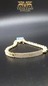 14Kt Solid Gold 2.05 Diamond Miami Cuban Bracelet