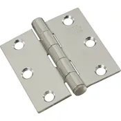 "2-1/2"" SS SQ DOOR HINGE"