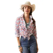 Ariat&reg; Blazin Boots Wrinkle Resist Kirby LS Women’s Shirt