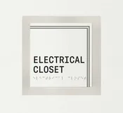 ADA Electrical Closet Sign
