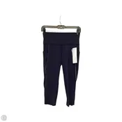 Athletic Capris By Lululemon In Navy, Size: 6