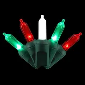 Celebrations 11-09029A Platinum 50-Count T5 LED Christmas String Lights, Multi-Color