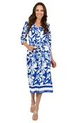 Blue Print Dress