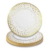 13” Classic Gold Foil Dot Placemat (set of 24)