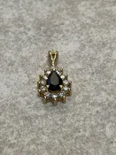 14K Gold And Diamond Pendant