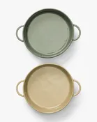 2 Quart Stoneware Baker (Set of 2)