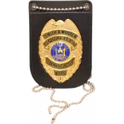 Belt and Neck Chain Badge Holder