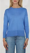Oversized Pullover with Roll-Edge Neck - 32279SP26